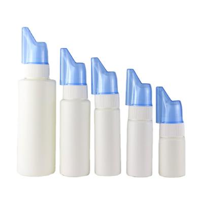 China Easy For Carry 30ml50ml60ml70ml100ml200ml PE Plastic Medical New Design Nasal Pump Sprayer Bottle for sale