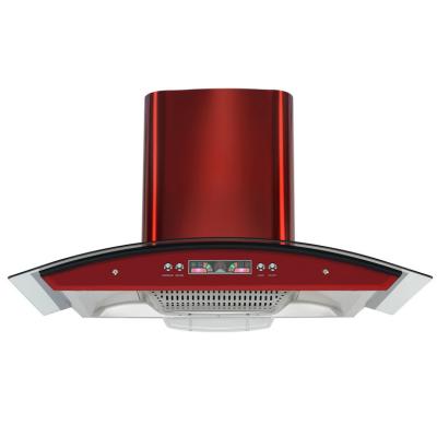 China Household Stainless Steel Chimney 900mm Kitchen Smoke Fan Cooker Range Hood for sale