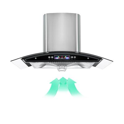 China Best Modern Home Household Stove Extractor Chimney Kitchen Appliances Island Range Hood for sale