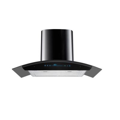 China 2021 Household Home Appliance LED Light Wall Mounted Hood Cooker Hood Chimney Hood Range for sale