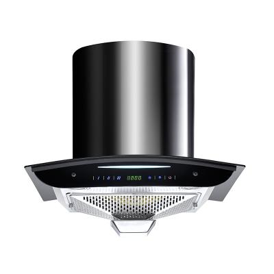 China Luxurious how to install mini fireplace kitchen range hood for induction motor for sale