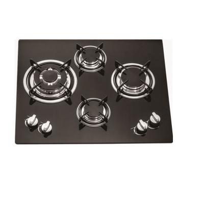 China Household kitchen cooking gas stove lpg gas device tempered glass 4 burners gas cooktops for sale