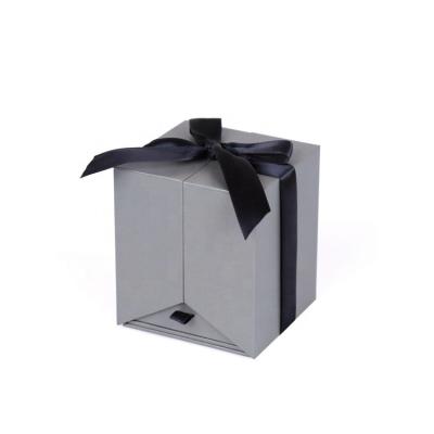 China Recyclable Custom Exquisite Cube Paper Packaging Earrings Drawer Type Wedding Favors And Gifts Trinket Box for sale