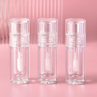 Chine échantillon gratuit tube transparent de laque à lèvres vide récipient cosmétique de laque à lèvres personnalisé emballage de laque à lèvres personnalisé à vendre