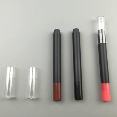 China Hot Sale Competitive Price Empty Black Eye shadow Pencil Tube Eye shadow stick lip liner container Planable mater for sale