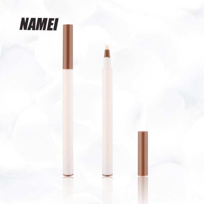 China Private Label Waterproof Fork Tip Eye Brow Tattoo Pen Eyebrow Microblading Pencil Container With Liquid à venda