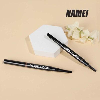 Китай ABS Eyebrow Pencil Tube Cosmetic Packaging Round Eyebrow Pencil Empty Tube Fill Plastic Eyebrow Pencil Container продается