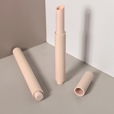 China Cylindrische bevel onderknop Lipstick Tube Lip Glaze Tube Container Press Type Lipstick Tube Verpakkingsmateriaal Te koop