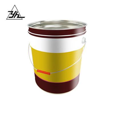 China Recycled Materials Customized 17L Large Round Tin Can Barrels For Paint Or Coating Use for sale