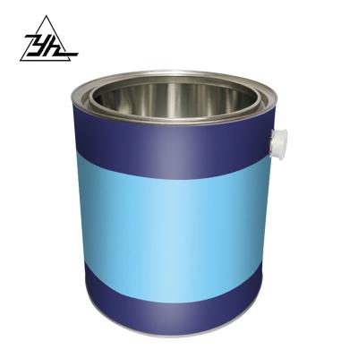 China Chinese supply recycled materials 2.8 liter tin cans with plastic or steel handle wholesale tin cans for sale