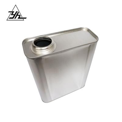 China Hot Selling Empty Square Recycled Materials 1 Liter Motor Oil Tin Can With High Quality And Customized Printing for sale