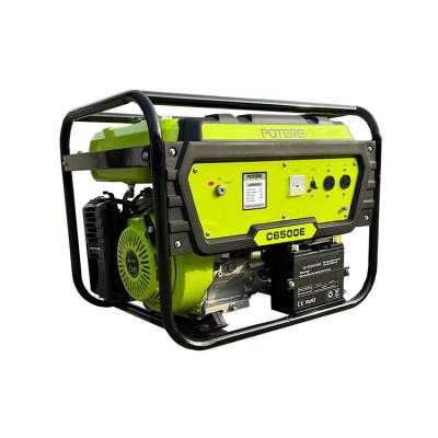 China Potere Plastic Automatic Voltage Regulator 6 KW 6.5Kw 220V 15L /S 25L Dynamo Generator Price Small Generator Dynamo Generators For Sale for sale