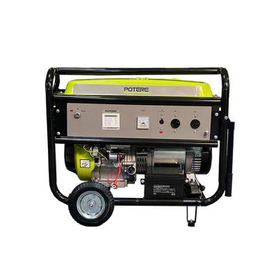 China Potere 4.7 Kw 5.5Kw 220V 188F 389Cm Plastic Hybrid Generator Dynamo Motor-Generator for sale