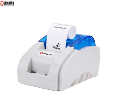 China 12V port+BT+WiFthermal port+BT+WiFthermal parallel white and blue receipt printer The kitchen printer thermal printer office 58mm paper width printing bill receipt for sale