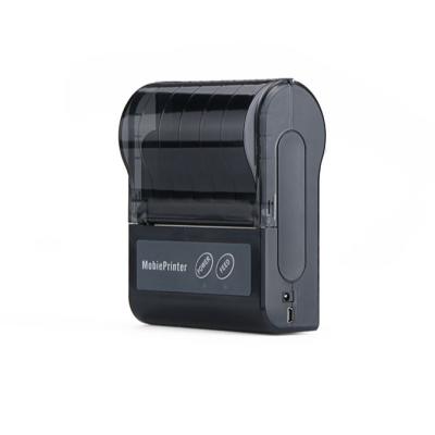 China 80mm printer lithium battery portable handheld thermal printer BT+USB small bill black and white bill for sale