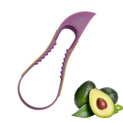 China Sustainable Kitchen Vegetable Tools 2 In 1 Kitchen Tools Shea Corer Butter Fruit Peeler Cutter Avocado Slicer for sale