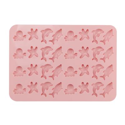 China Newest Sustainable Mold Animal Modeling Silicone Rose Cake Mold Food Grade Silicone Cake Mold for sale