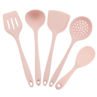 China Hot Selling Sustainable 5 Piece Set Household Kitchen Utensil Set Kitchen Cookware Set Silicone for sale