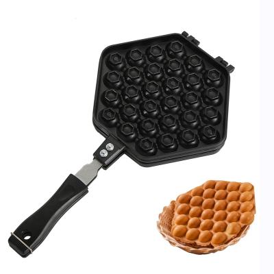 China Viable Egg Bubble Mold Non Stick Gas Pan Breakfast Maker Egg Waffle Maker for sale