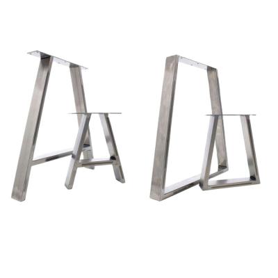 China Modern Customized Industrial Stainless Steel Antique Metal Table Park Bench Legs Modern DIY Table Leg New Design for sale