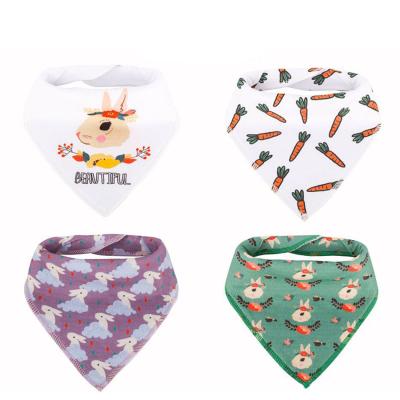 China Antibacterial Washable Burp Fabrics Muslin Cotton Baby Bibs Super Soft And Easy Washing Wholesales for sale