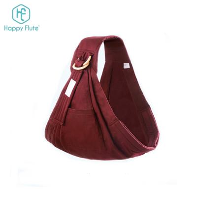 China Happyflute Eco-Friendly Factory Wholesale Best Quality Ergo Wrap Baby Carrier Backpack Cute Baby Carrier for sale