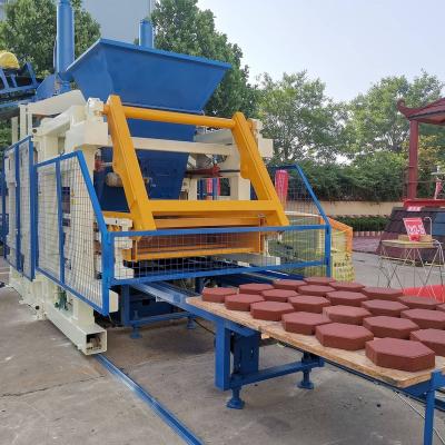 China Building material stores DONYUE qt15-15 brick machine making automatic concrete for sale