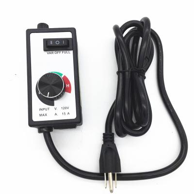 China Hydroponics easy variable router factory price installation built-in fan speed controller/motor speed controller with us plug for sale