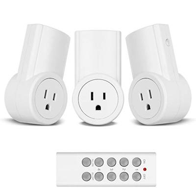 China Wireless Home Set 120V 5 Outlet Wireless Remote Control Electric Switch For US for sale