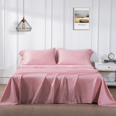 China Wholesale 60s Long Staple Cotton Home Bedding Sheet And Pillowcase Anti-Static Sets Bed Sheet Egyptian Cotton for sale