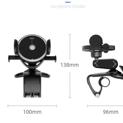 China Car Steering Wheel Phone Holder Car Dashboard Mobile Phone Holder Adjustable Rotating Portable Holder for sale