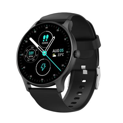 China Full Touch Screen 1.28inch Rounded Touch Screen Health Sport Monitor IP67 IOS Android Zinc Alloy Waterproof Smart Watch V83B for sale