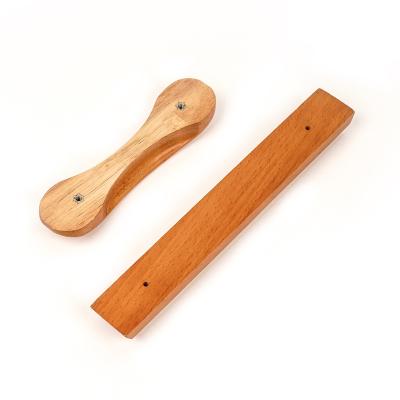 China OEM ODM Tools Small Pink Wood Handle Modern Coffee Rolling Wooden Handle Rolling Tool for sale