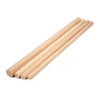 China Unfinished finger rods birch wood finger sticks hardwood finger rods from Europe for crafts and school diy project for sale