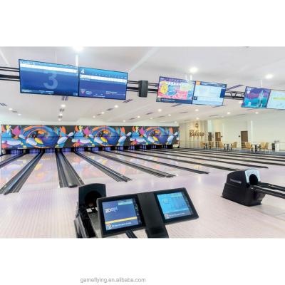 China (12 lbs) Wholesale Price 55-59kg Bowling Machine Indoor Amusement Portable Lane Equipment Indoor Bowling Arcade Machine for sale