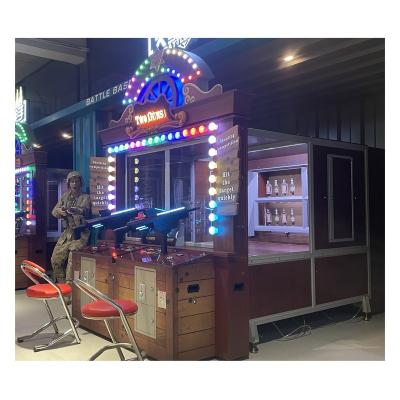 China Western Plastic Simulator Arcade Shooting Game Buttons Machine Arcade Games Machines Balls Arcade New Model Competitive Price Custom cowboy for sale