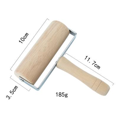 China Sustainable Kitchen Supplies Baking Utensil Rubber Wooden Pin For Fondant Cookie Pastry for sale