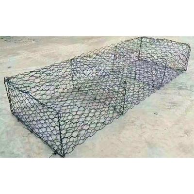 China Wholesale 2.2mm or customized steel wire diameter alloy PVC coated gabion galfan mattress for sale