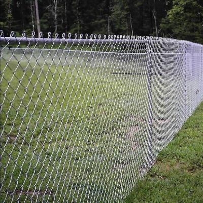 China cheap galvanized chainlink fence woven used chain link fence for sale