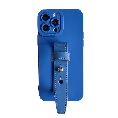 China With backing tpu kleinblue phone case with leather handle for sale