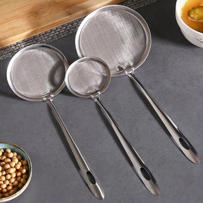 China Sustainable Hot Selling Premium Quality Set 3 Filter Strainer Fine Stainless Steel Mesh Strainer for sale