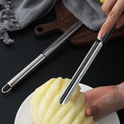 China Viable Hot Sales Instruments Kitchen Pineapple Cutter Peeler Hollow Puncher Slicer Cutter Home Hollow Puncher for sale