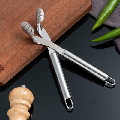 China Viable Hot Sale Product Customized Customized Logo BBQ Kitchen Instrument Suit Stainless Hollow Pepper Punch for sale