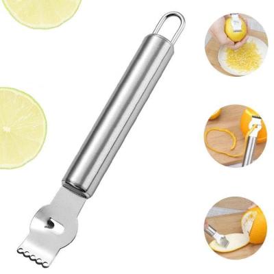 China Viable Hot Sale Stainless Steel Cheese Fruit Peeler Vegetable Cutter Kitchen Instrument Grater Lemon Zester for sale