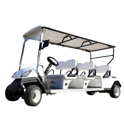 China Steel Frame+ABS Engineering Parts Electric Passenger Cargo Golf Cart Sightseeing Patrol Car Plastic Molding Electric Tour Bus for sale