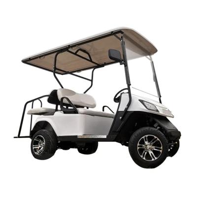 China Steel Frame+ABS Engineering Plastic Molding Parts Golf Car With CE Mini 4 Seat Electric Golf Carts for sale