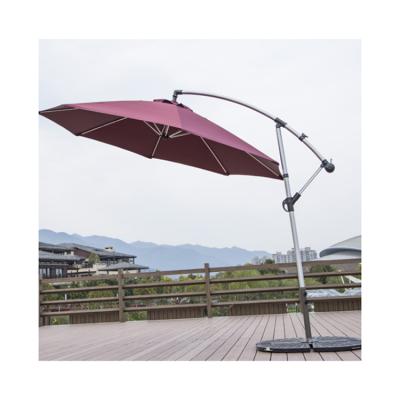 China 2021 New Design 3m Outdoor Sunscreen Furniture Sunshade Banana Umbrella for sale