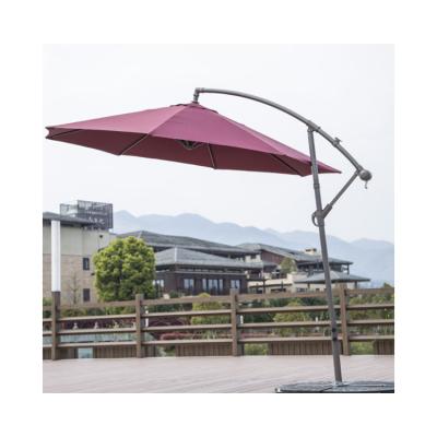 China Outdoor Hanging Stretch Terrace Sunshade Banana Umbrella for sale