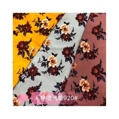 China Good quality 100% viable 45s rayon 45s custom floral printed 100% rayon fabric for sale