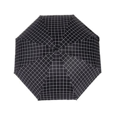 China Wholesale Customized Minimalist Lattice Pattern Folding Umbrella Mini Cute Umbrella for sale